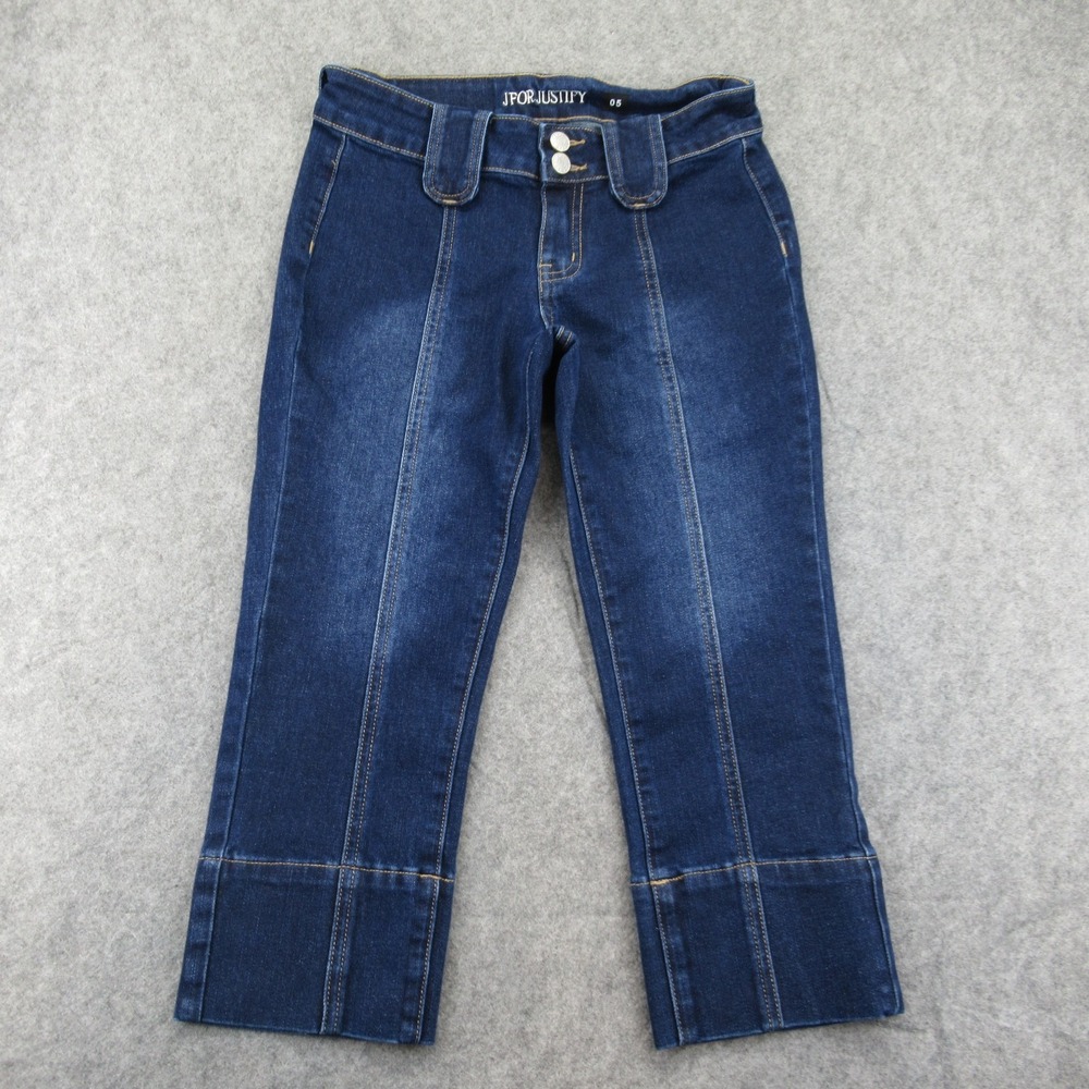 J For‎ Justify Womens Capri Jean Size 5 (Measures 28x20)